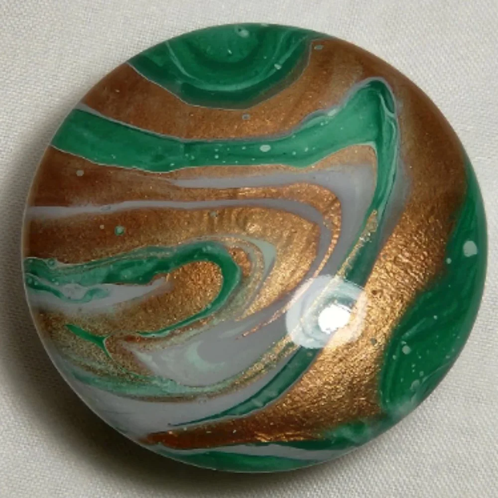 Hand Crafted Cabinet Door Knobs Hand Painted Dresser Furniture Chest Door Art